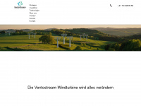 ventostream.com Webseite Vorschau