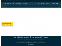 kamstra.de Webseite Vorschau