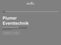 piumer-eventtechnik.de Webseite Vorschau