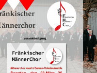 fraenkischer-maennerchor.de Webseite Vorschau