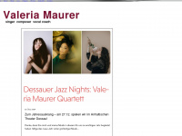 valeria-maurer.com Webseite Vorschau