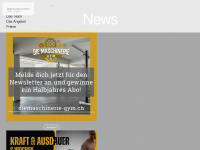 diemaschinerie-gym.ch Webseite Vorschau