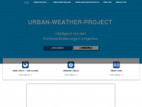 urban-weather-project.de Webseite Vorschau