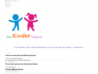 das-kinder-magazin.de Webseite Vorschau