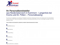 kittenberger-personal.com Webseite Vorschau