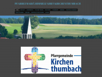 pfarreikirchenthumbach.de Webseite Vorschau