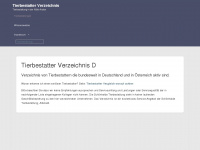 tierbestatter-verzeichnis.de Webseite Vorschau