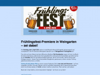 fruehlingsfest-weingarten.de Webseite Vorschau