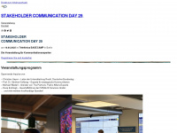 stakeholdercommunicationday.com Webseite Vorschau