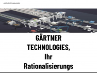 gaertner-technologies.de Webseite Vorschau