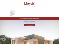 lloyds-immobilien.com Webseite Vorschau