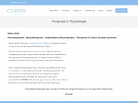 physiotherapie-wolk.de Webseite Vorschau