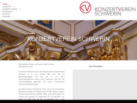 konzertverein-schwerin.de Webseite Vorschau