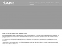 mmb-mineral.de Webseite Vorschau