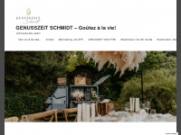 genusszeit-schmidt.de Webseite Vorschau