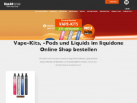 oneliquid.de Webseite Vorschau