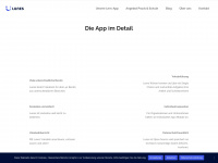 lunes.app Webseite Vorschau