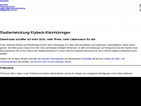 klybeck-kleinhüningen.ch Webseite Vorschau