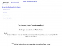 gesundheit-freienbach.ch Webseite Vorschau