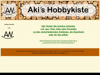 akis-hobbykiste.de Webseite Vorschau