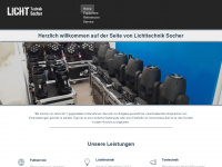 lichttechnik-socher.de Webseite Vorschau