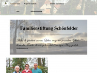 familienstiftung-schoenfelder.de Webseite Vorschau