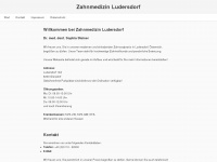 zahnmedizin-ludersdorf.at Webseite Vorschau