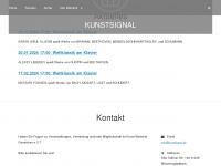 kunstsignal.de Webseite Vorschau