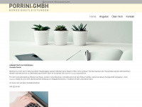 porrini.gmbh Webseite Vorschau