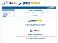 finsoz-akademie.de Webseite Vorschau