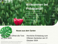 philoplanta.de Webseite Vorschau