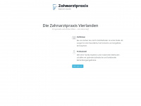 zahnarztpraxis-vierlanden.de Webseite Vorschau