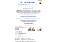 palladiumchlorid.de Webseite Vorschau