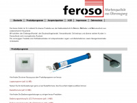 feroso.de Webseite Vorschau