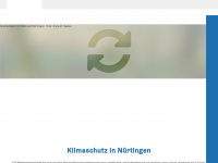 klimaschutz-nuertingen.de Webseite Vorschau