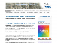 nabu-fuerstenwalde.de Webseite Vorschau