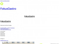 fokusgastro.com Webseite Vorschau