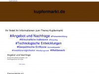 kupfermarkt.de Webseite Vorschau