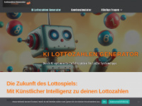 ki-lottozahlen-generator.de Webseite Vorschau