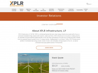 xplrinfrastructure.com Webseite Vorschau