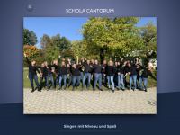 kammerchor-schola-cantorum.de Webseite Vorschau