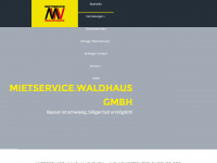 mietservice-waldhaus.de Webseite Vorschau