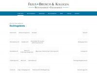 kanzlei-filius.de Webseite Vorschau