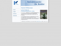kanzlei-kohler.de Webseite Vorschau