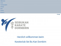 karate-dornbirn.at Webseite Vorschau