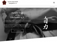 karate-gaeufelden.de Webseite Vorschau