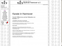 karate-hannover.de Webseite Vorschau