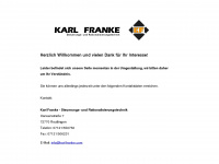 karl-franke.com Webseite Vorschau