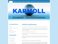 karmoll-eloxal.de Webseite Vorschau