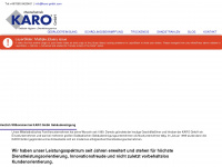 karo-gmbh.com Webseite Vorschau